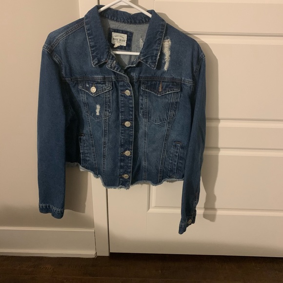 Cropped denim jacket - Picture 1 of 1